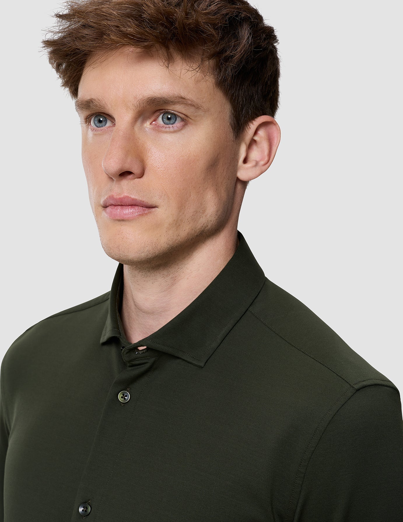 Classic Shirt Green Night Slim